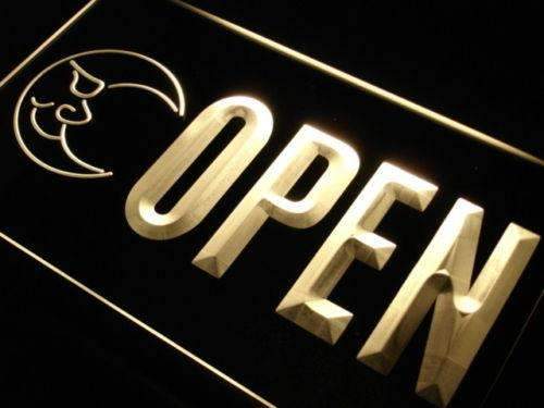 Blue Moon Open LED Light Sign - Way Up Gifts