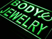 Body Jewelry Piercing LED Light Sign - LED Gift Works