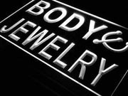 Body Jewelry Piercing LED Light Sign - LED Gift Works