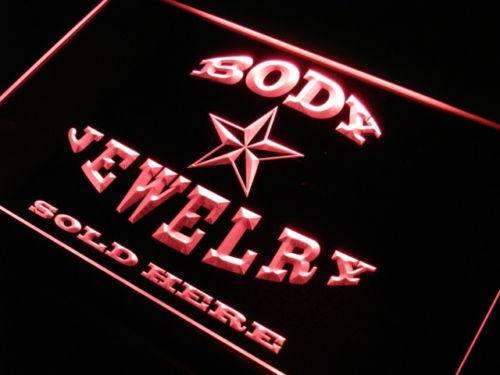 Body Jewelry Sold Here LED Light Sign - LED Gift Works