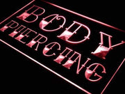 Body Piercing LED Light Sign - LED Gift Works