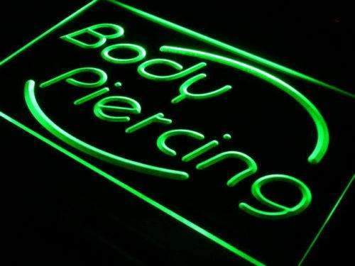 Body Piercing Studio LED Light Sign - LED Gift Works