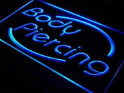 Body Piercing Studio LED Light Sign - LED Gift Works