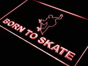Born to Skate Skateboard LED Light Sign - LED Gift Works