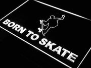 Born to Skate Skateboard LED Light Sign - LED Gift Works