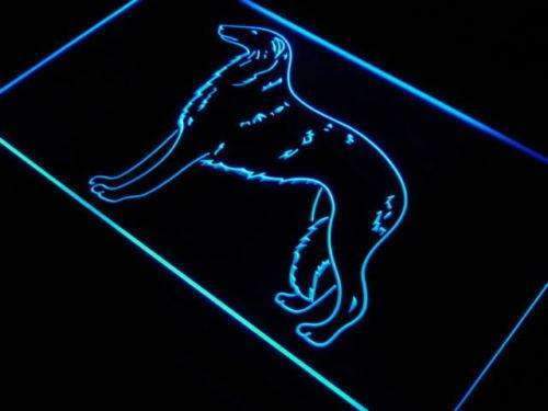 Borzoi Russian Wolfhound LED Light Sign - LED Gift Works