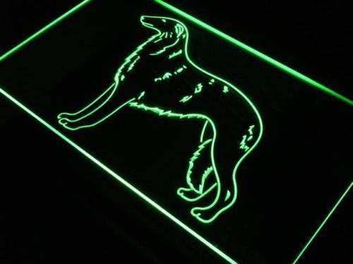 Borzoi Russian Wolfhound LED Light Sign - LED Gift Works