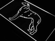 Borzoi Russian Wolfhound LED Light Sign - LED Gift Works