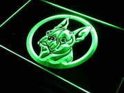 Boston Terrier Head LED Light Sign - LED Gift Works