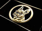 Boston Terrier Head LED Light Sign - LED Gift Works