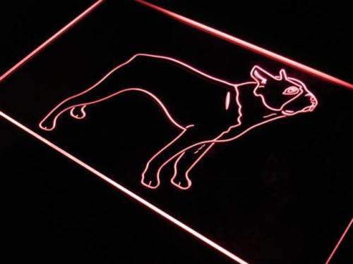 Boston Terrier LED Light Sign - Way Up Gifts