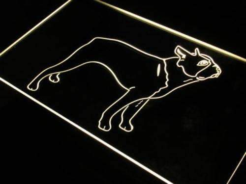 Boston Terrier LED Light Sign - LED Gift Works