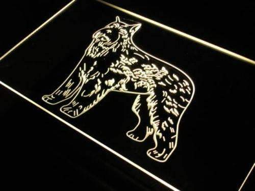 Bouvier des Flandres Dog LED Light Sign - LED Gift Works