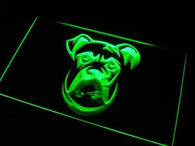 Boxer Dog Head LED Light Sign - Way Up Gifts