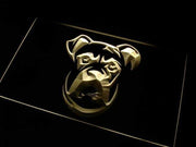Boxer Dog Head LED Light Sign - LED Gift Works