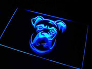 Boxer Dog Head LED Light Sign - LED Gift Works