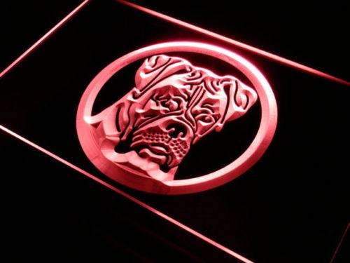 Boxer Dog LED Light Sign - Way Up Gifts