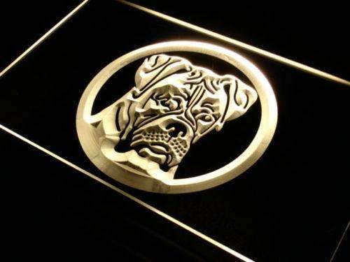 Boxer Dog LED Light Sign - Way Up Gifts