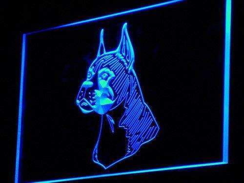 Boxer Dog Pet Head LED Light Sign - Way Up Gifts