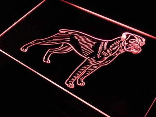 Boxer Dog Pet LED Light Sign - Way Up Gifts
