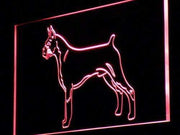 Boxer Dog Standing LED Light Sign - LED Gift Works