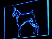 Boxer Dog Standing LED Light Sign - LED Gift Works