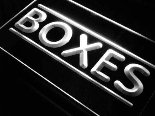 Boxes Shop Shipping Gifts LED Light Sign - Way Up Gifts