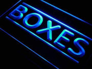 Boxes Shop Shipping Gifts LED Light Sign - LED Gift Works