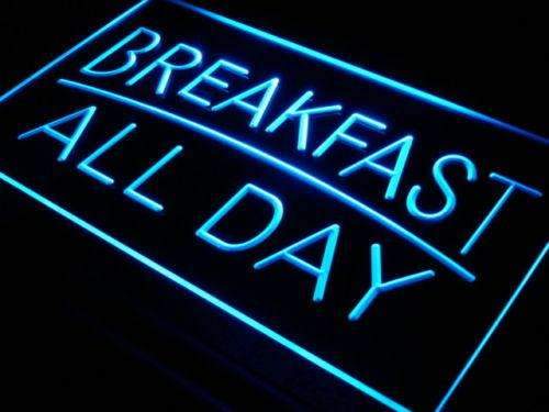 Breakfast All Day Diner LED Light Sign - Way Up Gifts