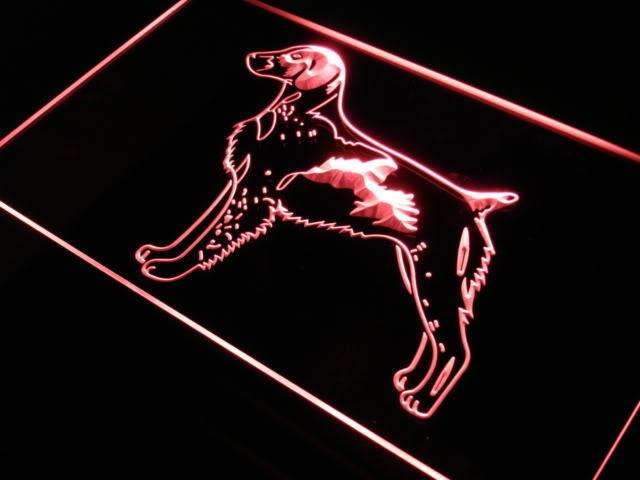 Brittany Spaniel Dog Pet LED Light Sign - Way Up Gifts