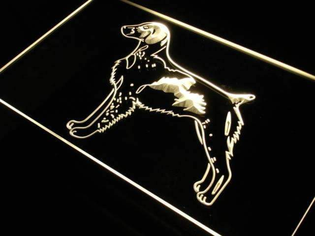 Brittany Spaniel Dog Pet LED Light Sign - Way Up Gifts