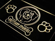 Brittany Spaniel LED Light Sign - LED Gift Works