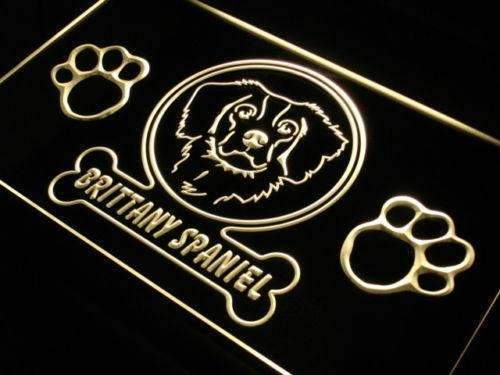 Brittany Spaniel LED Light Sign - LED Gift Works
