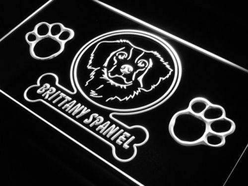 Brittany Spaniel LED Light Sign - LED Gift Works