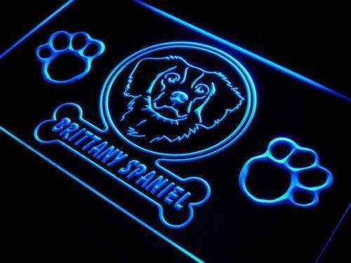 Brittany Spaniel LED Light Sign - Way Up Gifts