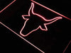 Bull Head LED Light Sign - Way Up Gifts