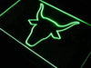 Bull Head LED Light Sign - Way Up Gifts