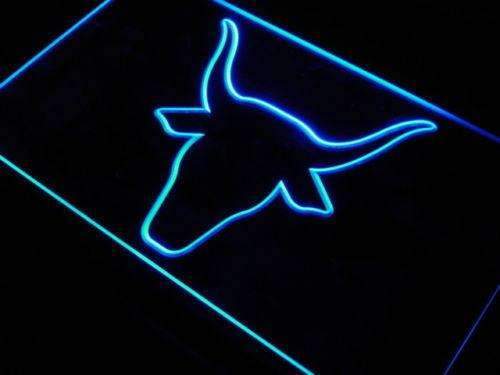 Bull Head LED Light Sign - Way Up Gifts