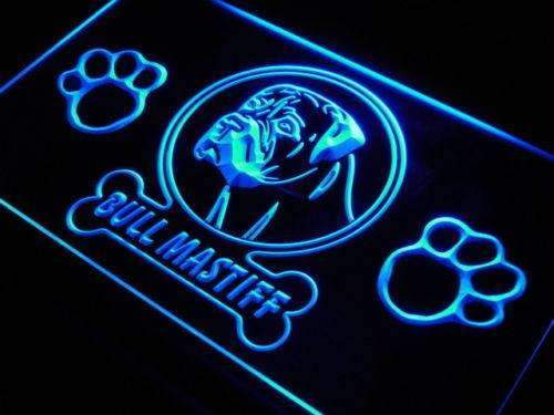Bull Mastiff LED Light Sign - Way Up Gifts