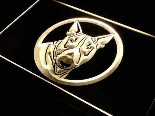 Bull Terrier Dog LED Light Sign - Way Up Gifts