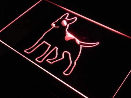 Bull Terrier LED Light Sign - LED Gift Works