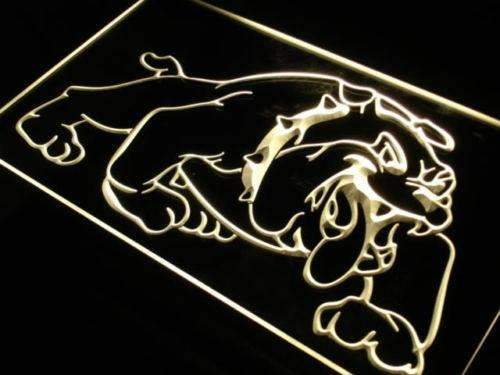 Bulldog Decor LED Light Sign - Way Up Gifts