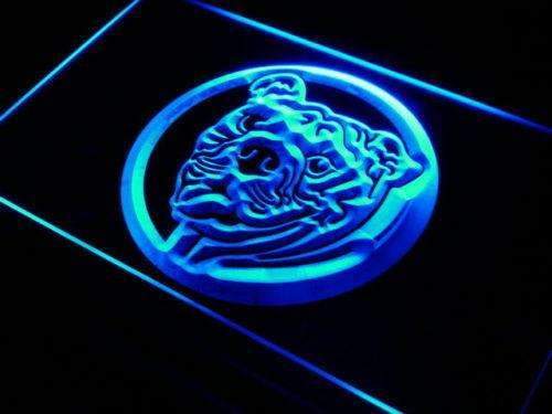 Bulldog Head LED Light Sign - Way Up Gifts