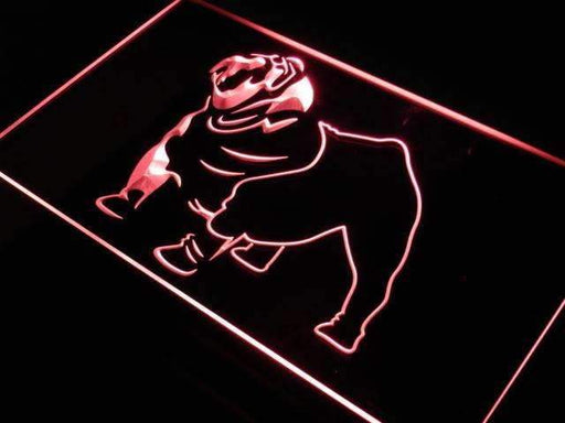 Bulldog LED Light Sign - LED Gift Works