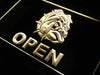 Bulldog Open LED Light Sign - Way Up Gifts