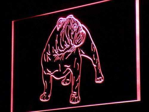 Bulldog Pet LED Light Sign - Way Up Gifts