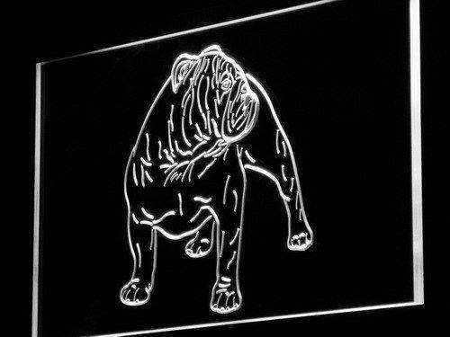 Bulldog Pet LED Light Sign - Way Up Gifts