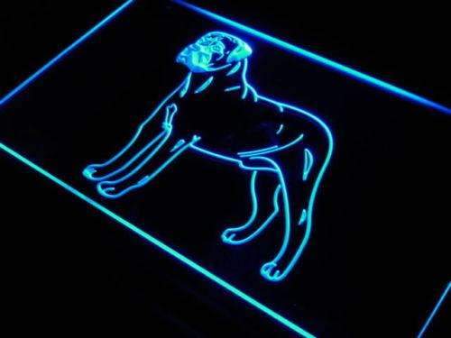Bullmastiff LED Light Sign - LED Gift Works