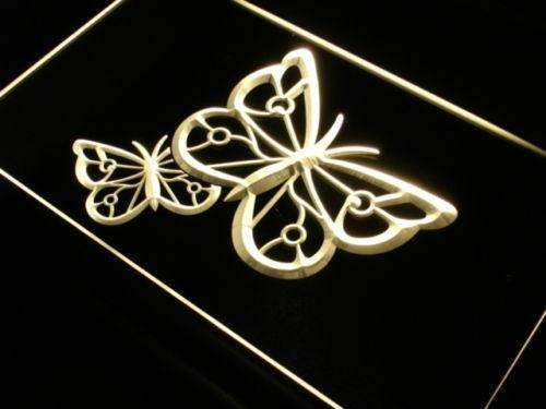 Butterflies Home Decor LED Light Sign - LED Gift Works