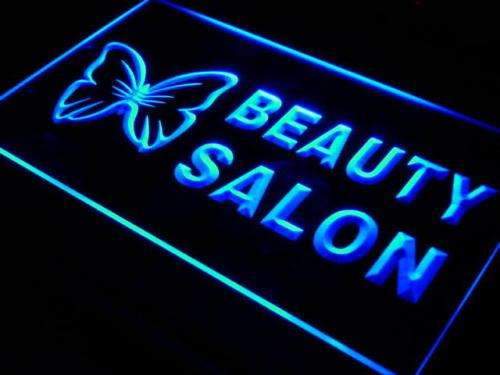 Butterfly Beauty Salon LED Light Sign - Way Up Gifts